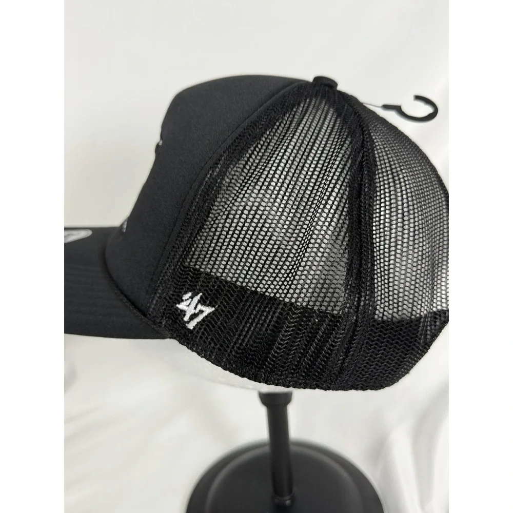 Martin Truex Jr Hat Cap Snap Back Mens One Size Black NASCAR Racing 47 Trucker